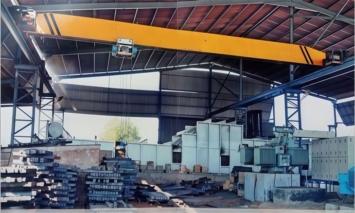 5 tonų elektrinis viengubas viršutinis kranas