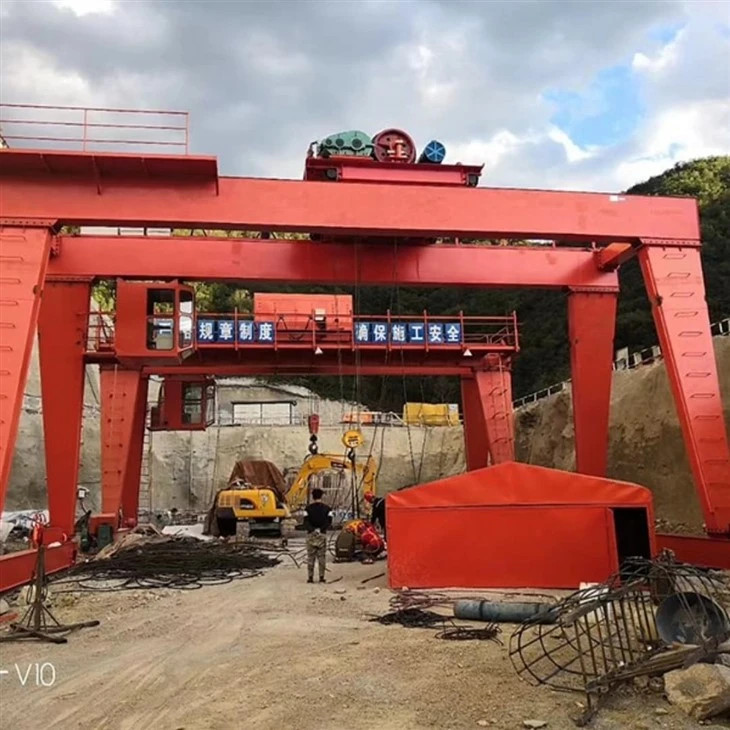 30 Ton Motor Drive Double Girder Gantry Crane