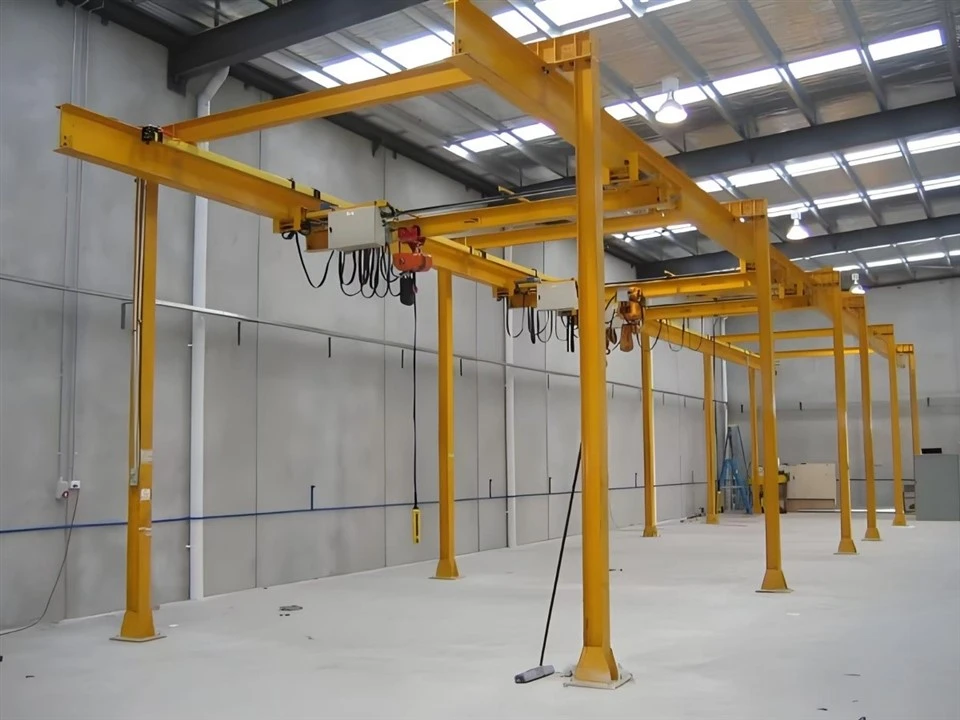 freestanding workstation bridge crane-2