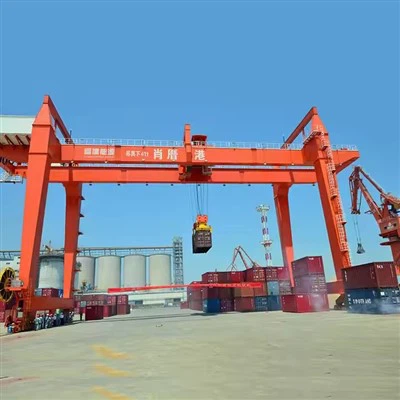Geležinkelio konteineris Gantry kranas